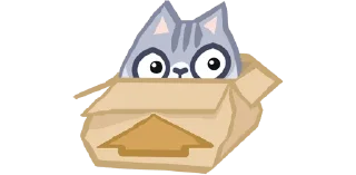 Стикер мутный кіт by @scaledJPG - 5