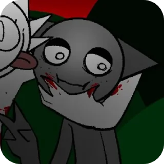 Стикер Gray - SPRUNKI - 3