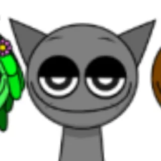 Стикер Gray - SPRUNKI - 11