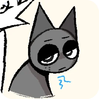 Стикер Gray - SPRUNKI - 1