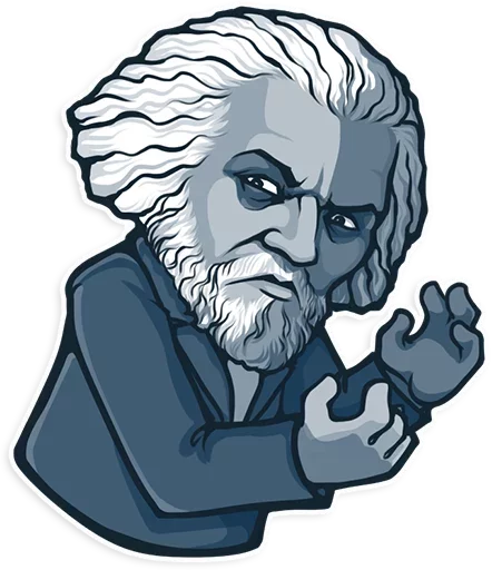 Стикер Great Minds Classic - 10