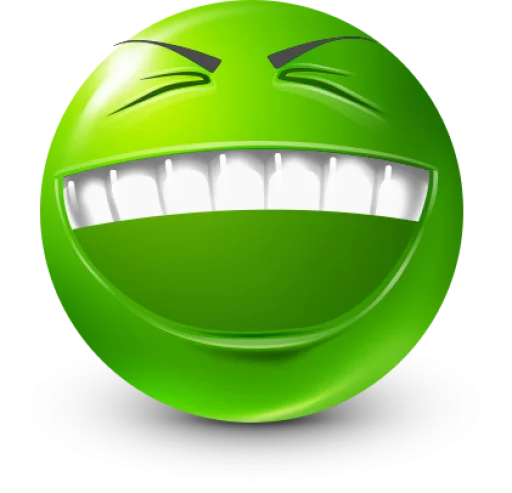 Стикер GreenFace_by_TgEmodziBot - 1