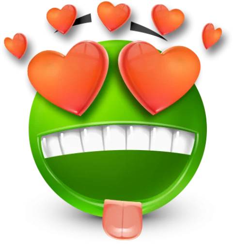 Sticker GreenFace_by_TgEmodziBot - 1