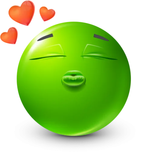 Стикер GreenFace_by_TgEmodziBot - 1