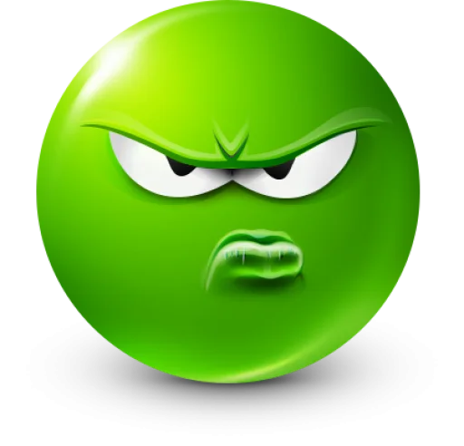 Sticker GreenFace_by_TgEmodziBot - 1