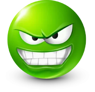 Стикер Green Face Emoji @TgEmojis - 9