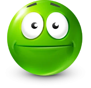 Стикер Green Face Emoji @TgEmojis - 10