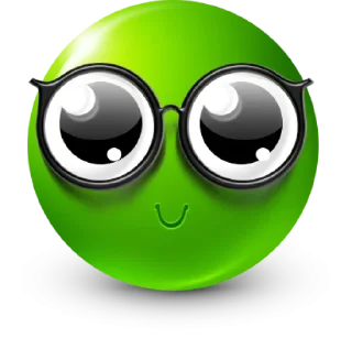 Стикер Green Face Emoji @TgEmojis - 11