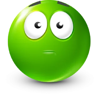 Стикер Green Face Emoji @TgEmojis - 8