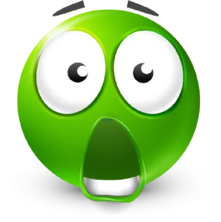 Стикер Green Face Emoji @TgEmojis - 4