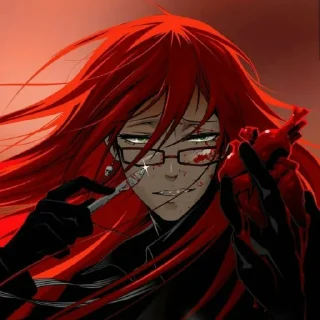 Sticker Grell  ♡@Anime_Black_Butler♡ - 5