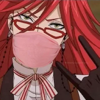 Sticker Grell  ♡@Anime_Black_Butler♡ - 3