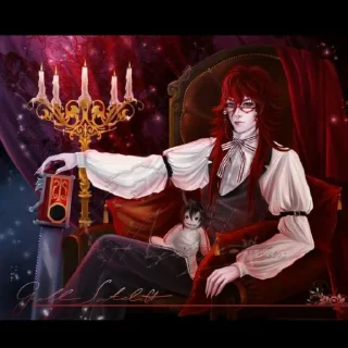 Sticker Grell  ♡@Anime_Black_Butler♡ - 11