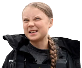 Sticker Greta by @himynameissergey - 1