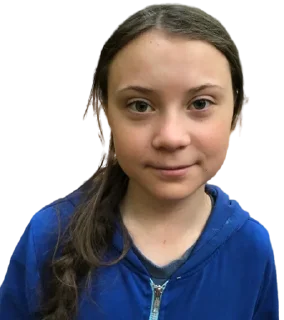 Sticker Greta by @himynameissergey - 8