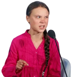 Sticker Greta by @himynameissergey - 11