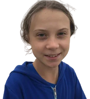 Sticker Greta by @himynameissergey - 10