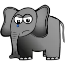 Sticker Elephant - 7