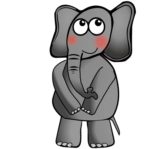 Sticker Elephant - 3