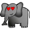 Sticker Elephant - 11