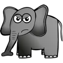 Sticker Elephant - 1