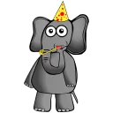 Sticker Elephant - 5