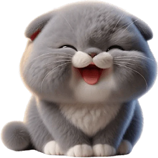 Серый котик @Nyasticks - 