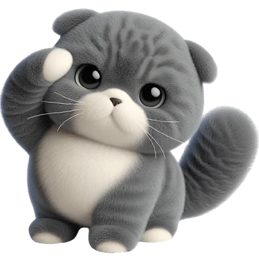 Sticker Grey_Cat_Nyasticks - 1