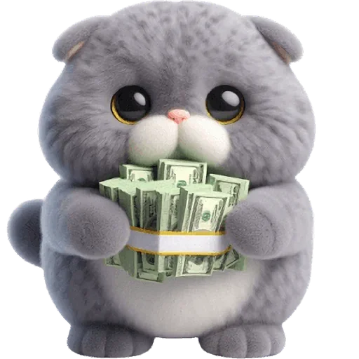 Sticker Grey_Cat_by_MoiStikiBot - 1