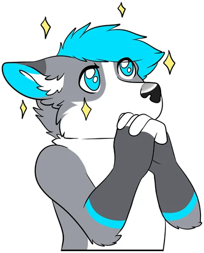 Sticker Greybound2 - 1