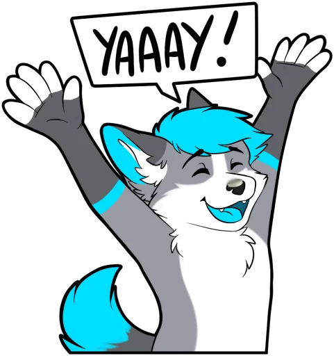 Sticker Greybound2 - 1