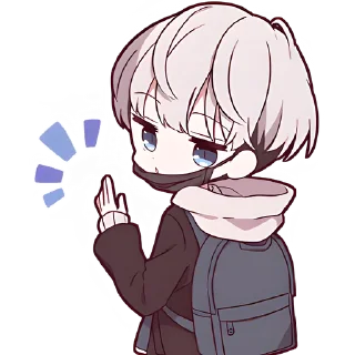 Sticker Грибной-кун @Nyasticks - 10