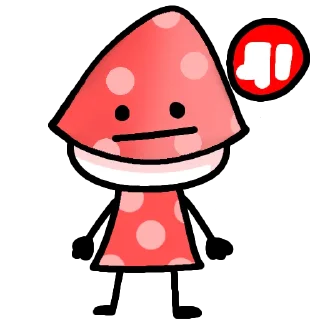 Sticker Грибушик - 8