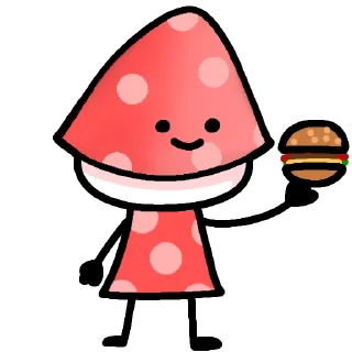 Sticker Грибушик - 5