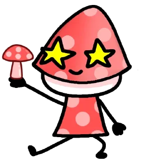 Sticker Грибушик - 7