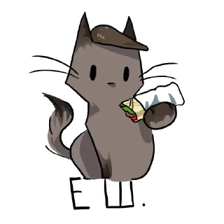 Стикер Майор_Кот - 0