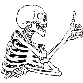 Sticker Груда костей ч.1 @nyasticks - 11