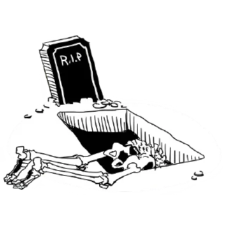 Sticker Груда костей ч.1 @nyasticks - 3