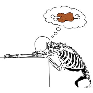 Sticker Груда костей ч.1 @nyasticks - 2