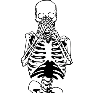 Sticker Груда костей ч.1 @nyasticks - 10
