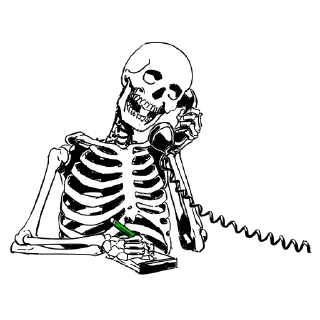 Sticker Груда костей ч.2 @nyasticks - 10