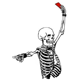 Sticker Груда костей ч.2 @nyasticks - 9