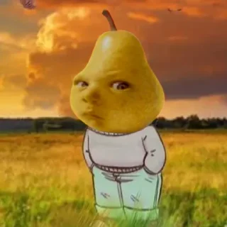 Sticker СЕЗОН ГРУШ🍐  | тгк @flkssfon - 9