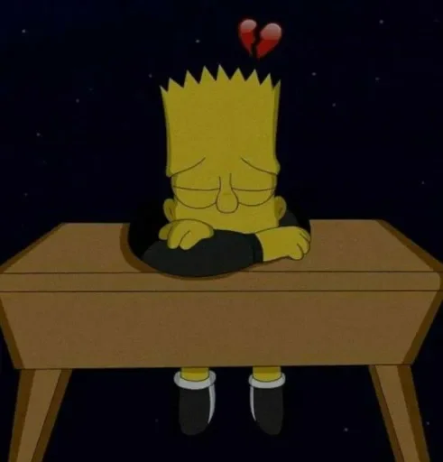 Sticker Грустинка @anime_stickerr - 5