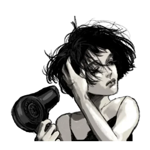 Sticker Грустная девочка @nyasticks - 4