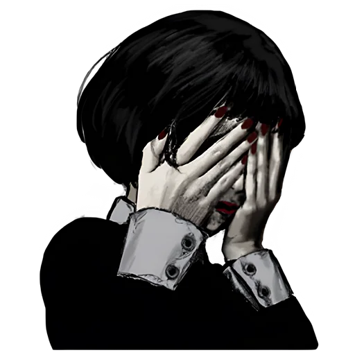 Стикер GrustnyaiDevochka - 1