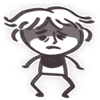 Sticker Грустёна от @kyrancha - 11