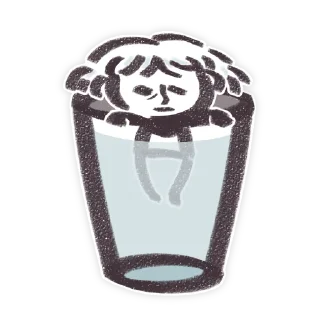 Sticker Грустёна от @kyrancha - 3