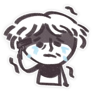 Sticker Грустёна от @kyrancha - 6