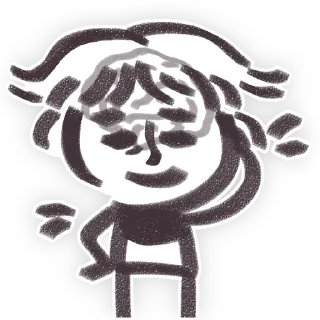 Sticker Грустёна от @kyrancha - 4